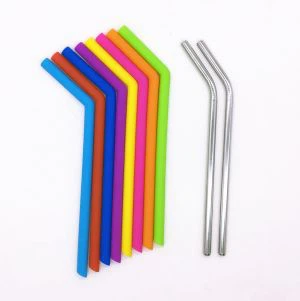 Fleksibel Reusable Silikon Minum Jerami
