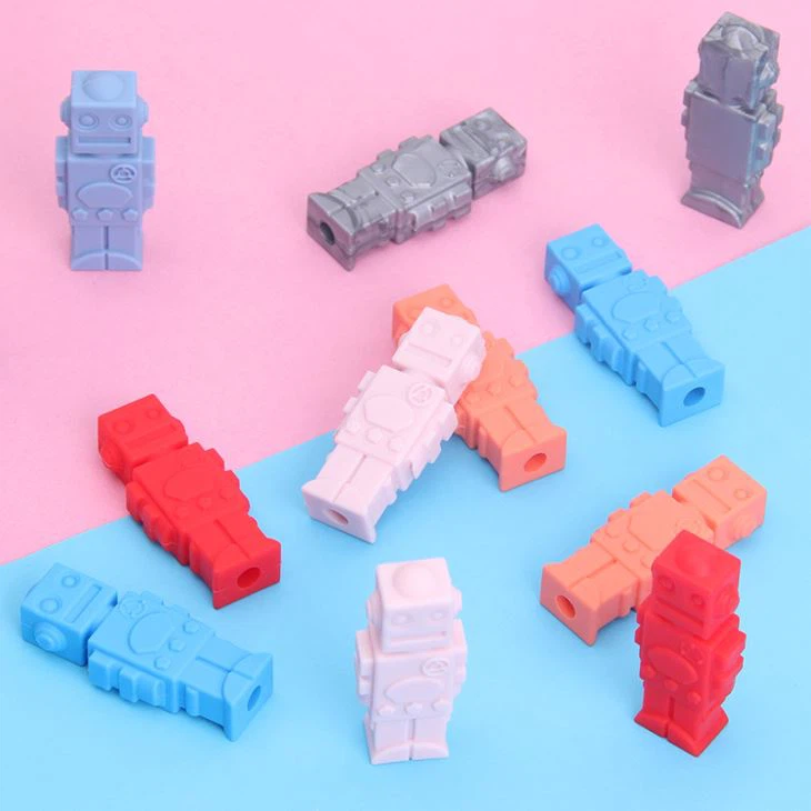 Chewable Pencil Toppers Kids Teething Pencil Cap