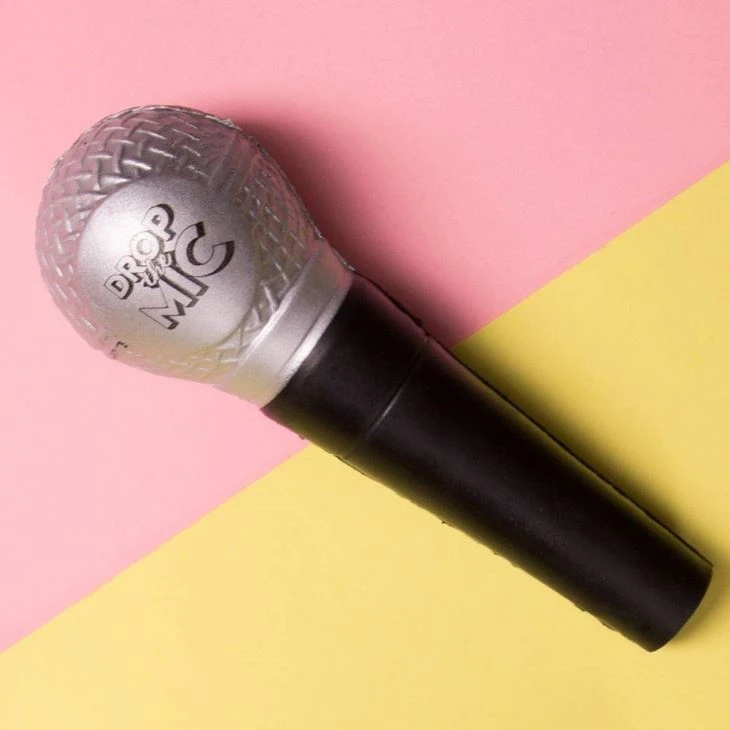 PU Foam Microphone Stress Ball Promotional Toy
