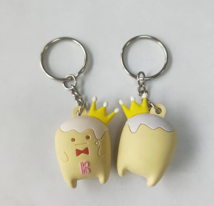 Silicone 3D Cartoon Promotional Keychain