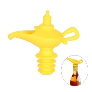 Stopper Botol Anggur Silikon Sampanye Lampu Ajaib