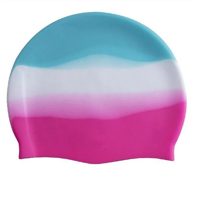 Print Silicone Waterproof Seamless Swim Cap