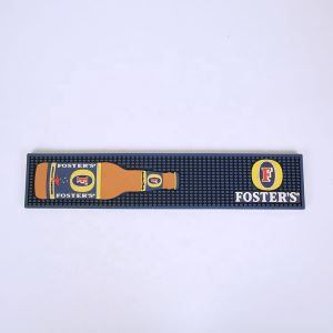 Logo Ramah Lingkungan Merek Baru Promosi Pvc Table Bar Mat