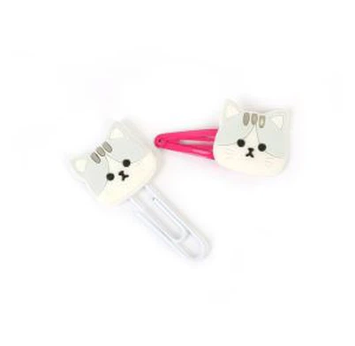 Jepit Rambut 3D Pvc Lembut Jepit Rambut