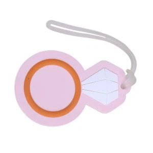 Soft PVC Luggage Case Tags School Bag Tag