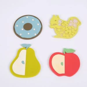 Table Wedding Mat PVC Drink Coaster Untuk Peralatan Makan