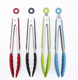 Penjepit Makanan Dapur Silikon Tahan Panas Tanpa Lengket BPA