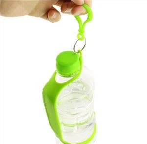 Promtoional Hadiah Silikon Water Bottle Grip Holder Tali Tangan Untuk Olahraga Luar Ruangan